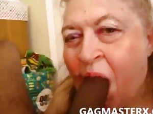 Choking grandmother